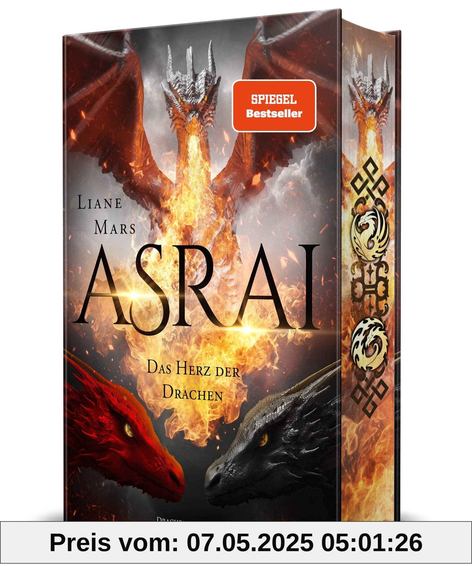 Asrai - Das Herz der Drachen: Die epische Romantasy-Saga der Spiegel-Bestseller Autorin | Schmuckausgabe mit Farbschnitt-Garantie
