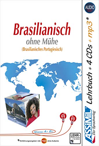 Assimil Brasilianisch ohne Mühe - Audio-Plus-Sprachkurs - Niveau A1-B2: Selbstlernkurs in deutscher Sprache, Lehrbuch + 4 Audio-CDs + 1 MP3-CD: ... mit 210 Min. Tonaufnahmen (Senza sforzo) Assimil Brasilianisch ohne Mühe - Audio-Plus-Sprachkurs - Niveau A1-B2: Selbstlernkurs in deutscher Sprache, Lehrbuch + 4 Audio-CDs + 1 MP3-CD: ... mit 210 Min. Tonaufnahmen (Senza sforzo)