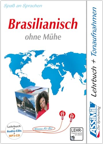 Assimil Brasilianisch ohne Mühe - Audio-Plus-Sprachkurs - Niveau A1-B2: Selbstlernkurs in deutscher Sprache, Lehrbuch + 4 Audio-CDs + 1 MP3-CD: ... mit 210 Min. Tonaufnahmen (Senza sforzo) Assimil Brasilianisch ohne Mühe - Audio-Plus-Sprachkurs - Niveau A1-B2: Selbstlernkurs in deutscher Sprache, Lehrbuch + 4 Audio-CDs + 1 MP3-CD: ... mit 210 Min. Tonaufnahmen (Senza sforzo)