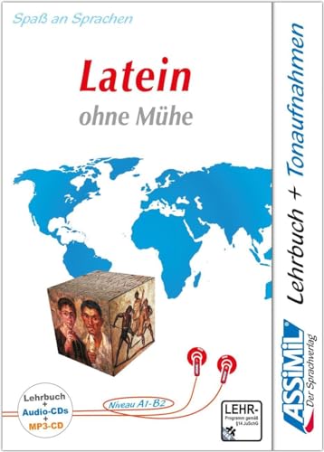 Assimil Latein ohne Mühe - Audio-Plus-Sprachkurs - Niveau A1-B2: Selbstlernkurs in deutscher Sprache, Lehrbuch + 3 Audio-CDs +2 MP3-CDs: Lehrbuch + 3 ... +2 mp3-CDs. Lehrbuch + 3 Audio-CDs +2 mp3-CDs Assimil Latein ohne Mühe - Audio-Plus-Sprachkurs - Niveau A1-B2: Selbstlernkurs in deutscher Sprache, Lehrbuch + 3 Audio-CDs +2 MP3-CDs: Lehrbuch + 3 ... +2 mp3-CDs. Lehrbuch + 3 Audio-CDs +2 mp3-CDs
