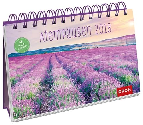 Atempausen 2018: Postkarten-Kalender mit separatem Wochenkalendarium Atempausen 2018: Postkarten-Kalender mit separatem Wochenkalendarium von Groh