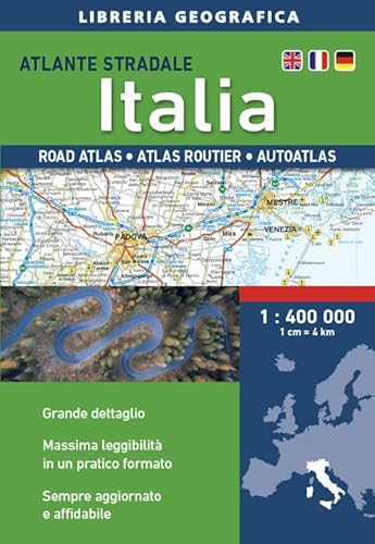 Atlante stradale Italia 1:400.000 (Atlanti stradali d'Italia) von Libreria Geografica