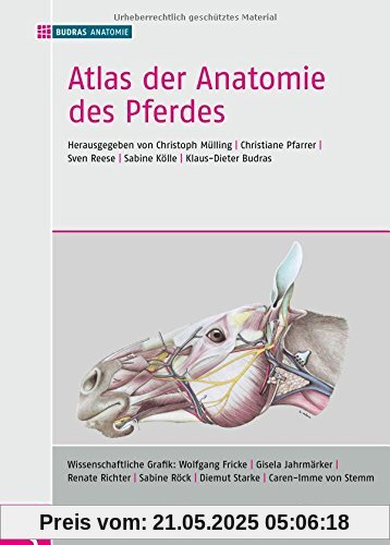 Atlas der Anatomie des Pferdes: herausgeben von Christoph Mülling, Christiane Pfarrer, Sven Reese, Sabine Kölle, Klaus-Dieter Budras