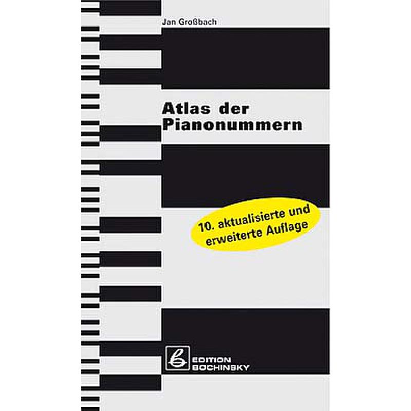 Atlas der Pianonummern Atlas der Pianonummern