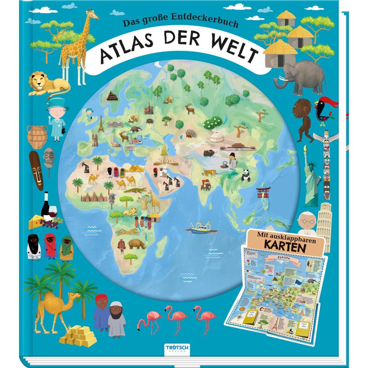 Atlas der Welt Atlas der Welt von Trötsch Verlag GmbH