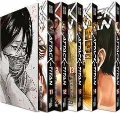 Attack on Titan, Bände 11-15 im Sammelschuber mit Extra von Carlsen / Carlsen Manga