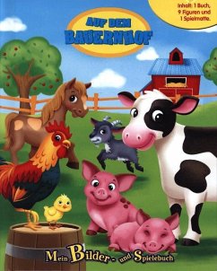 Auf dem Bauernhof, Spielbuch + 8-10 Spielfiguren + Spielmatte von Phidal Publishing