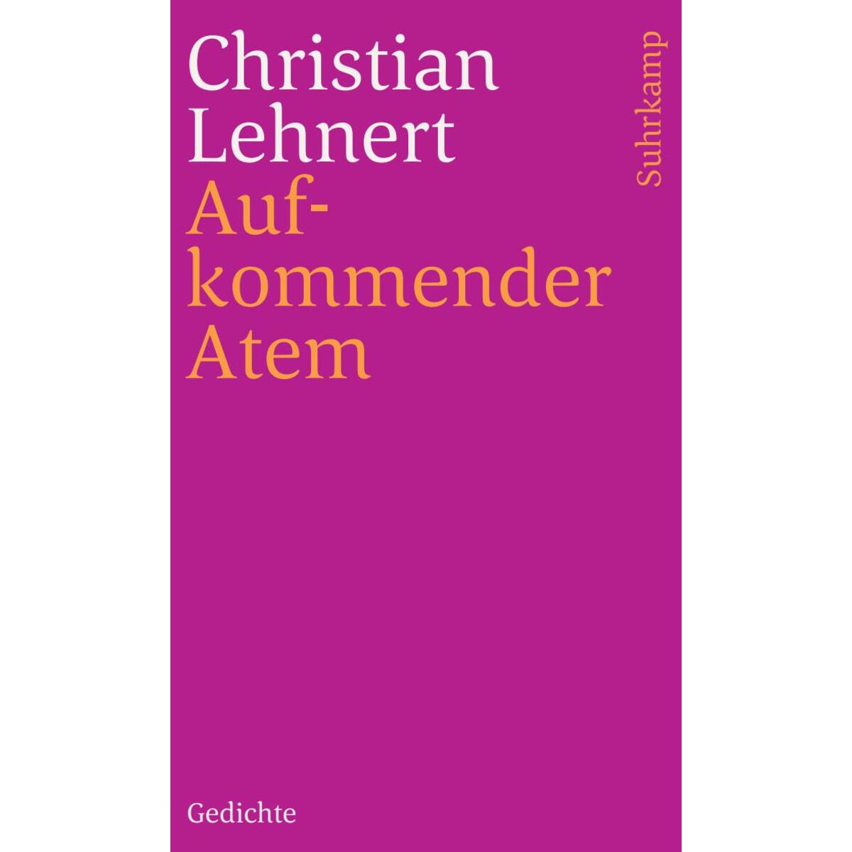Aufkommender Atem von Suhrkamp Verlag