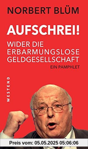 Aufschrei!: Wider die erbarmungslose Geldgesellschaft