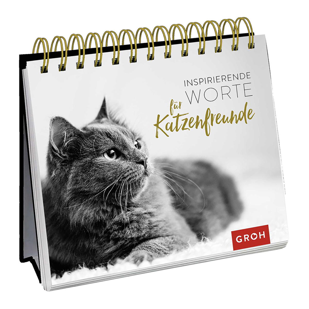 Aufstellbuch »Inspirierende Worte für Katzenfreunde« von Groh Verlag