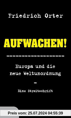 Aufwachen!: Europa und die neue Weltordnung - Eine Streitschrift
