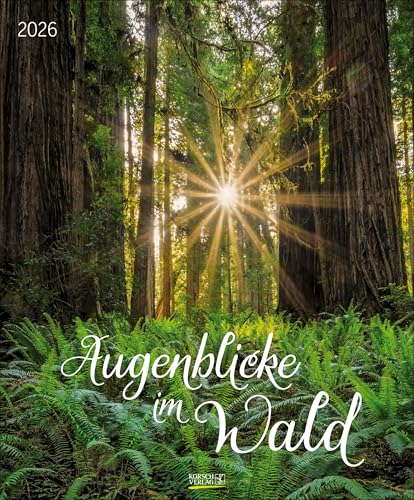 Augenblicke im Wald 2026: Wandkalender groß. Fotokunst-Kalender mit einzigartigen Bildern aus Wäldern. Großformat: 55 x 45,5 cm. Augenblicke im Wald 2026: Wandkalender groß. Fotokunst-Kalender mit einzigartigen Bildern aus Wäldern. Großformat: 55 x 45,5 cm. von Korsch Verlag