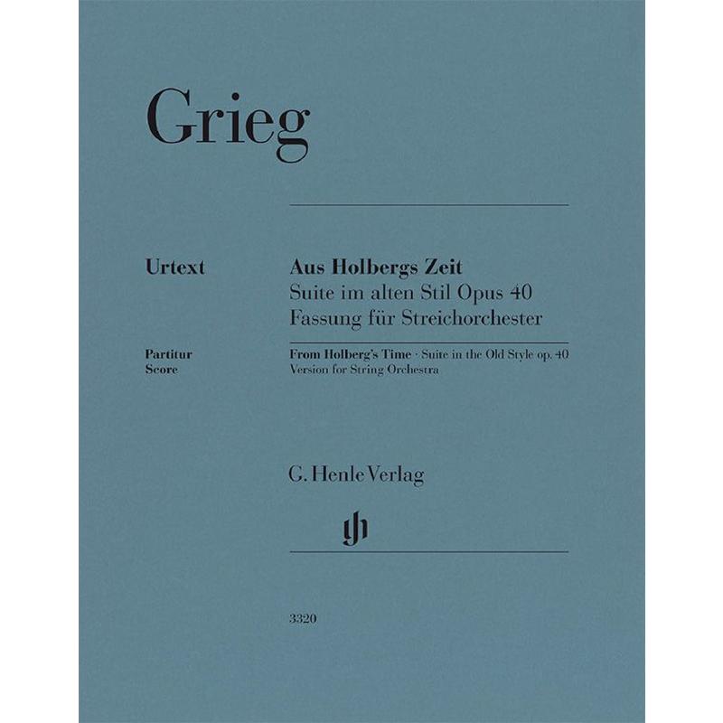 Aus Holbergs Zeit - Suite op 40
