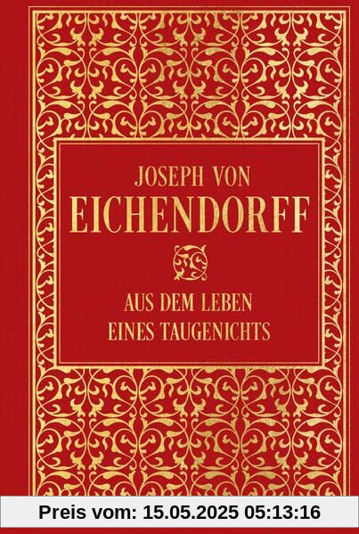 Aus dem Leben eines Taugenichts: Leinen mit Goldprägung