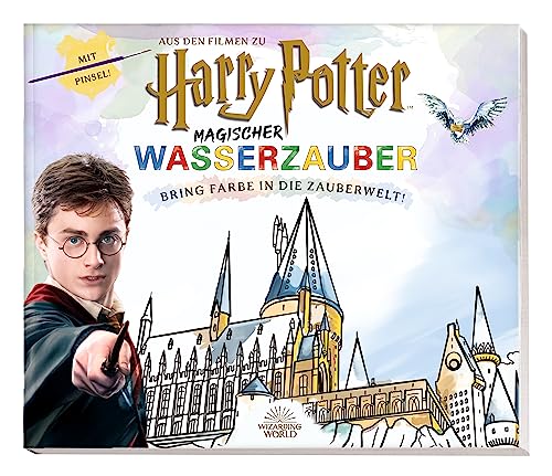 Aus den Filmen zu Harry Potter: Magischer Wasserzauber - Bring Farbe in die Zauberwelt!: mit Pinsel! von Panini Verlags GmbH