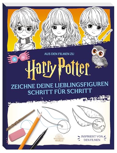Aus den Filmen zu Harry Potter: Zeichne deine Lieblingsfiguren Schritt für Schritt