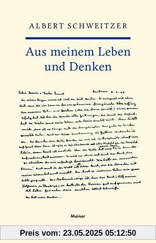Aus meinem Leben und Denken