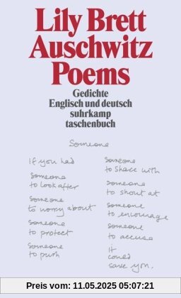Auschwitz Poems: Gedichte (suhrkamp taschenbuch)