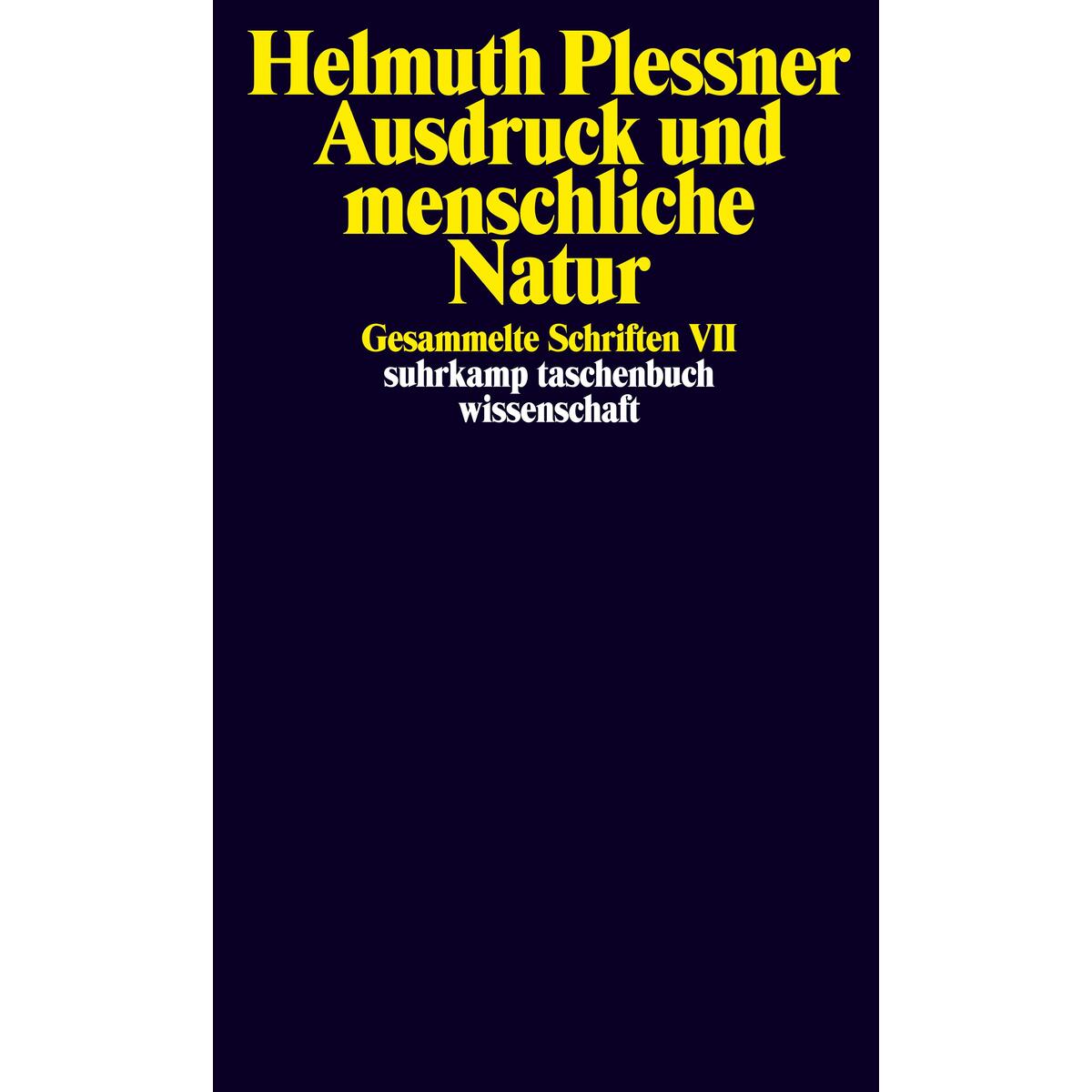Ausdruck und menschliche Natur Ausdruck und menschliche Natur von Suhrkamp Verlag