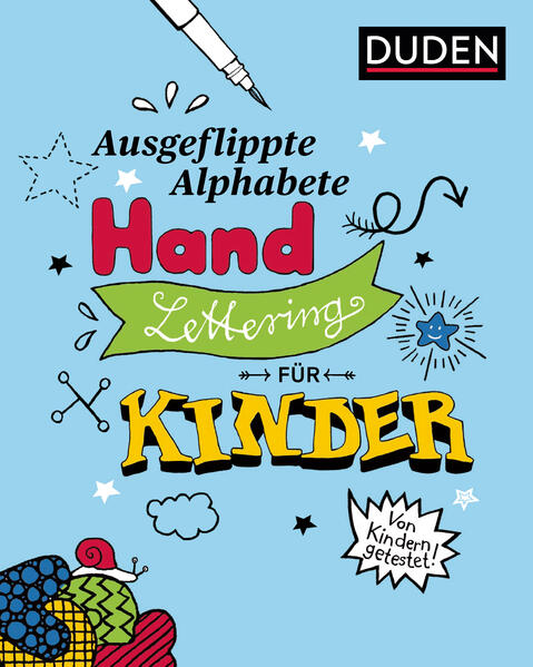 Ausgeflippte Alphabete - Handlettering für Kinder von Bibliograph. Instit. GmbH