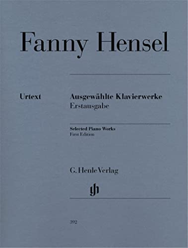 Ausgewaehlte Klavierwerke. Klavier: Instrumentation: Piano solo (G. Henle Urtext-Ausgabe) von Henle, G. Verlag