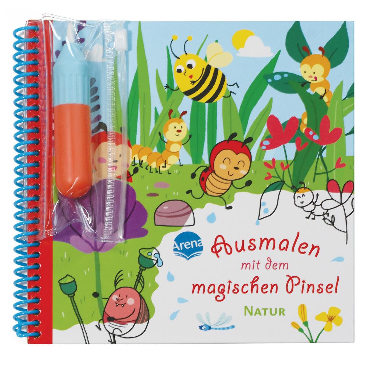 Ausmalen mit dem magischen Pinsel. Natur von Arena Verlag GmbH