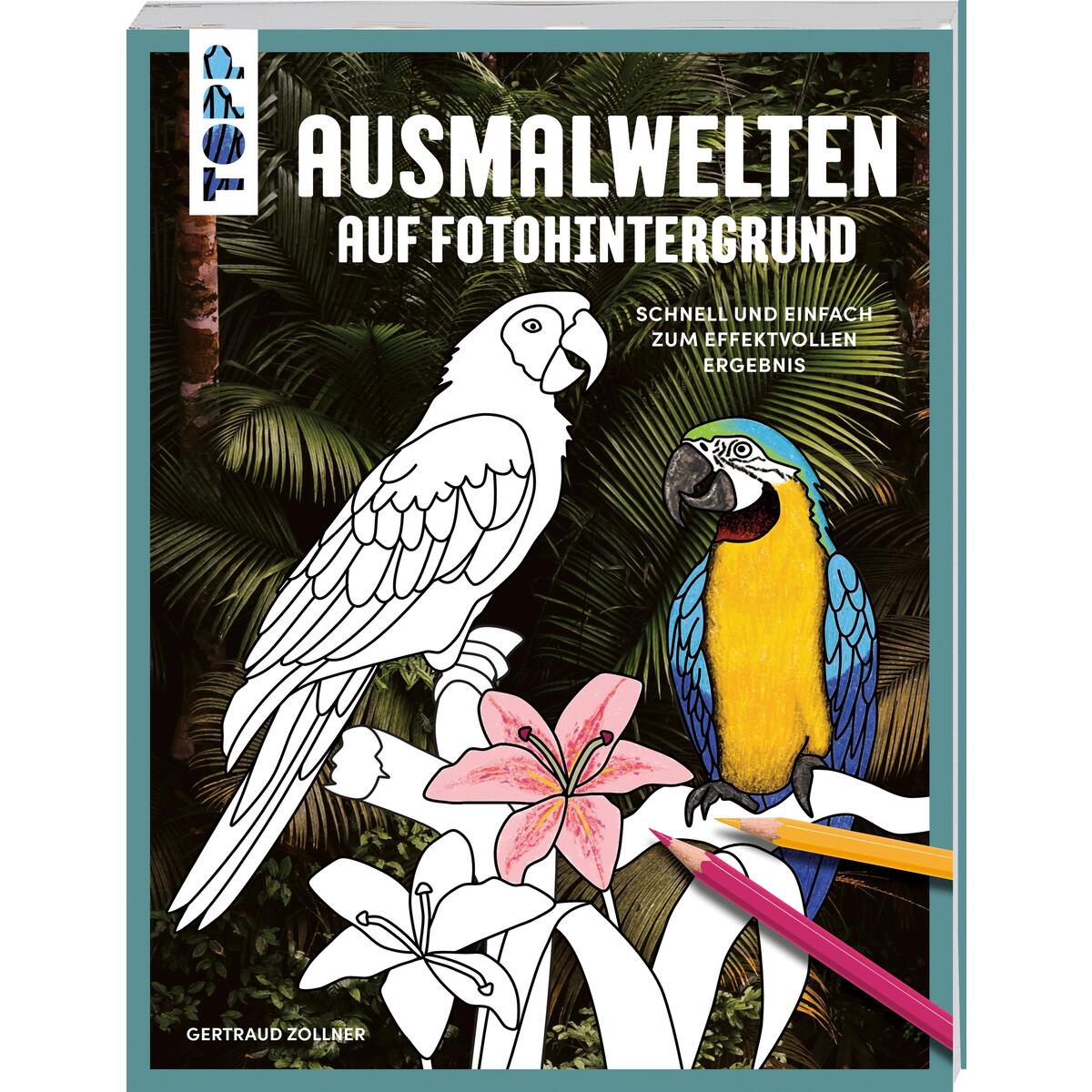Ausmalwelten auf Fotohintergrund Ausmalwelten auf Fotohintergrund von Frech Verlag GmbH