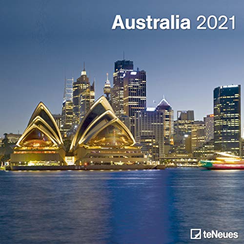 Australia 2021 - Wand-Kalender - Broschüren-Kalender - 30x30 - 30x60 geöffnet - Reise-Kalender