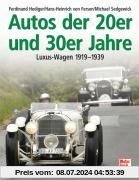 Autos der 20er und 30er Jahre: Luxus-Wagen 1919-1939