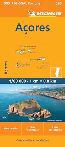 Azores (595): wegenkaart (Regionale kaarten Michelin, Band 595) von Michelin Editions des Voyages