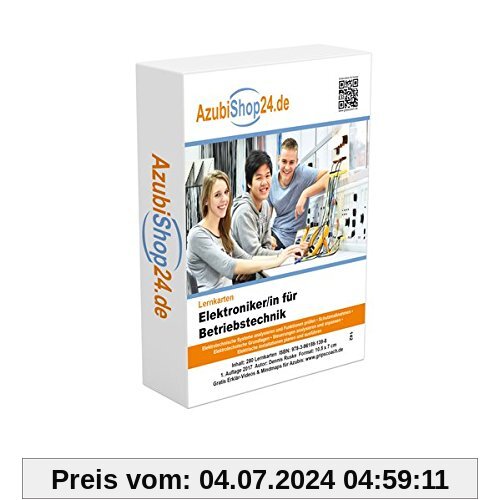 AzubiShop24.de Basis-Lernkarten Lernkarten Elektroniker/in für Betriebstechnik: Erfolgreiche Prüfungsvorbereitung auf die Abschlussprüfung