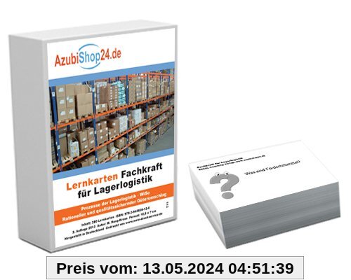 AzubiShop24.de Lernkarten IHK-Abschlussprüfung Fachkraft für Lagerlogistik