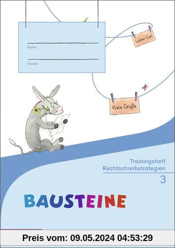 BAUSTEINE Sprachbuch - Ausgabe 2014: Trainingsheft Rechtschreibstrategien 3