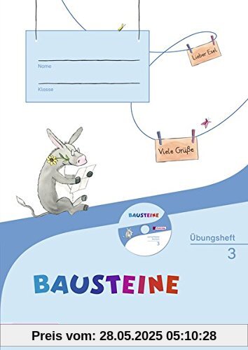 BAUSTEINE Sprachbuch - Ausgabe 2014: Übungsheft 3 mit Lernsoftware