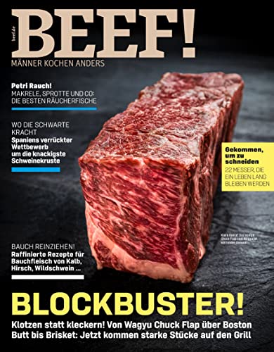 BEEF! Nr. 74 (2/2023): Männer kochen anders von Südwest Verlag