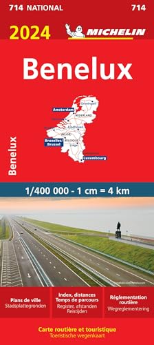 Benelux 2024 (714): wegenkaart Schaal 1 : 400.000 (National, Band 714)