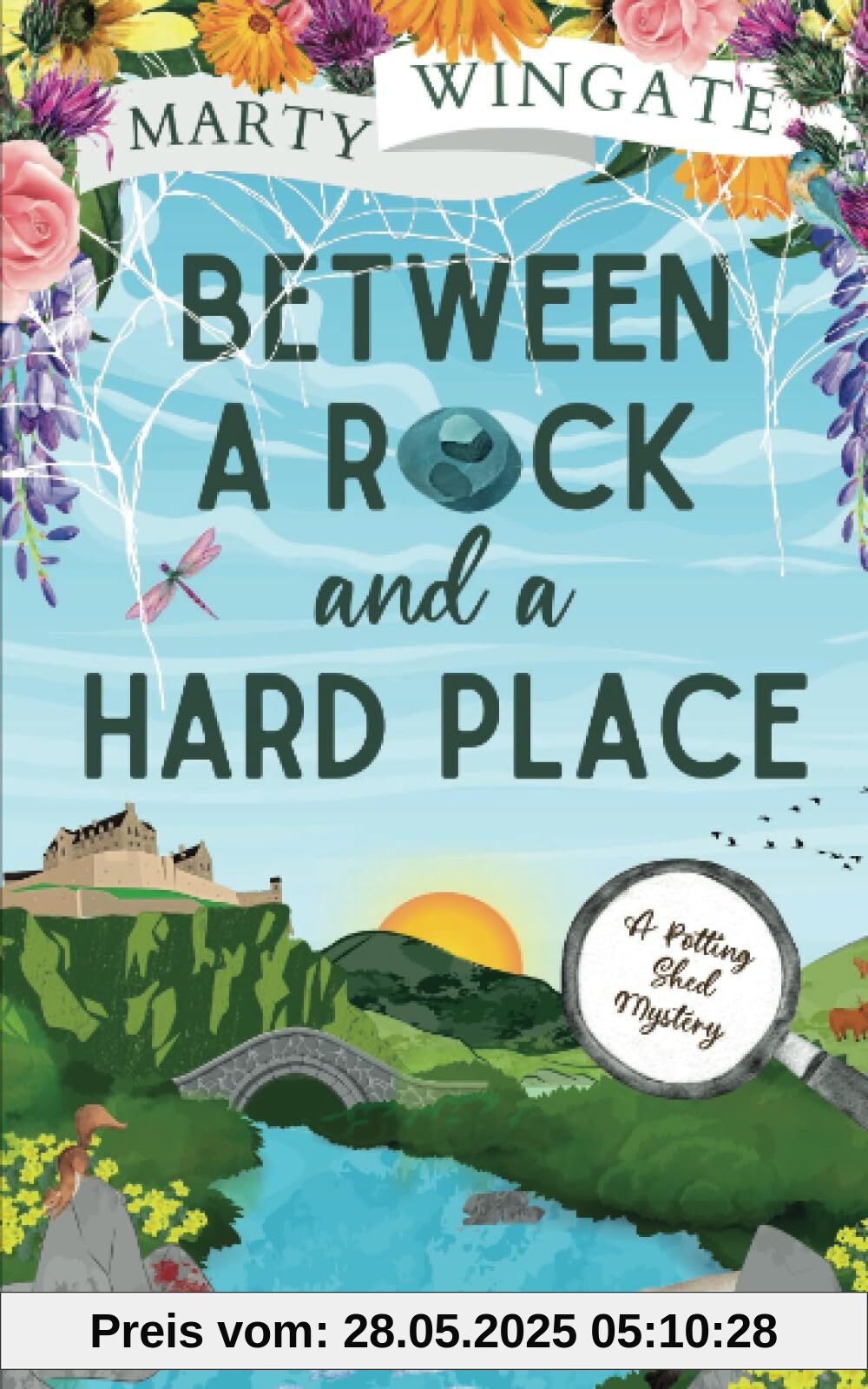 BETWEEN A ROCK AND A HARD PLACE an utterly charming English garden murder mystery (The Potting Shed Mysteries, Band 3)