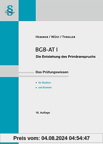 BGB AT I: Entstehen des Primäranspruchs (Skripten - Zivilrecht)