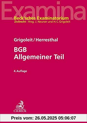 BGB Allgemeiner Teil (Beck'sches Examinatorium Zivilrecht)