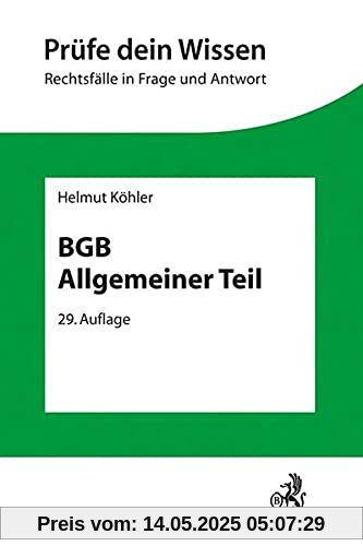 BGB Allgemeiner Teil