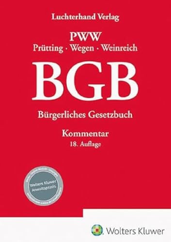 BGB Kommentar: Bürgerliches Gesetzbuch – Kommentar von Hermann Luchterhand Verlag,
