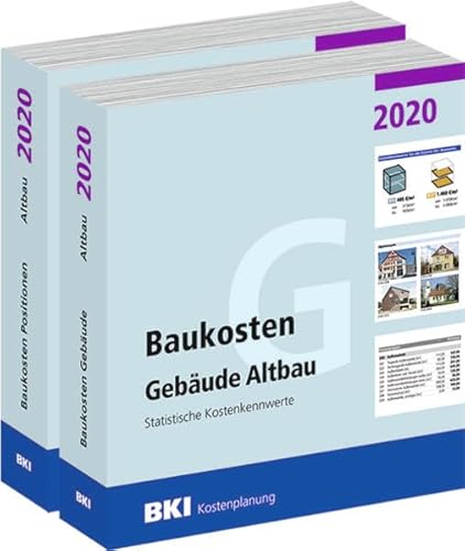 BKI Baukosten Gebäude + Positionen Altbau 2020: Statistische Kostenkennwerte von Mller Rudolf