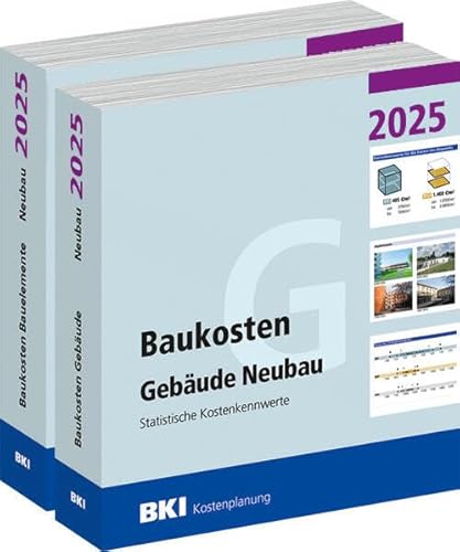 BKI Baukosten Gebäude + Bauelemente Neubau 2025 - Kombi Teil 1-2 von RM Rudolf Müller Medien GmbH & Co. KG
