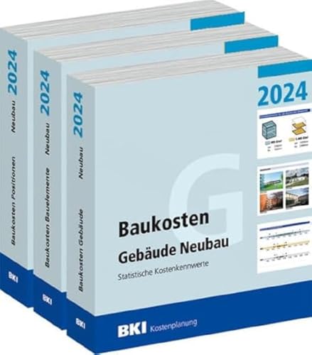 BKI Baukosten Gebäude + Positionen + Bauelemente Neubau 2024 - Kombi Teil 1-3 von RM Rudolf Müller Medien GmbH & Co. KG