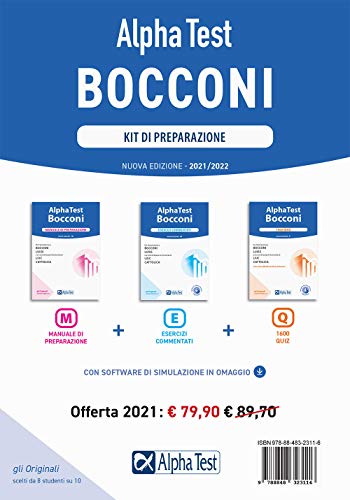 BOCCONI. KIT 3 VOLUMI