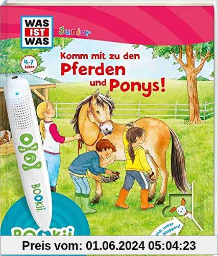 BOOKii® WAS IST WAS Junior Komm mit zu den Pferden und Ponys!: Über 650 Hörerlebnisse und interaktive Spiele! (BOOKii / Antippen, Spielen, Lernen)