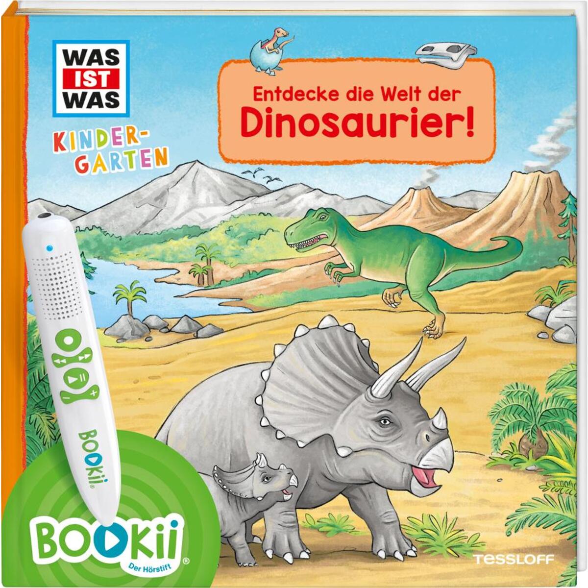 BOOKii® WAS IST WAS Kindergarten Entdecke die Welt der Dinosaurier! von Tessloff Verlag