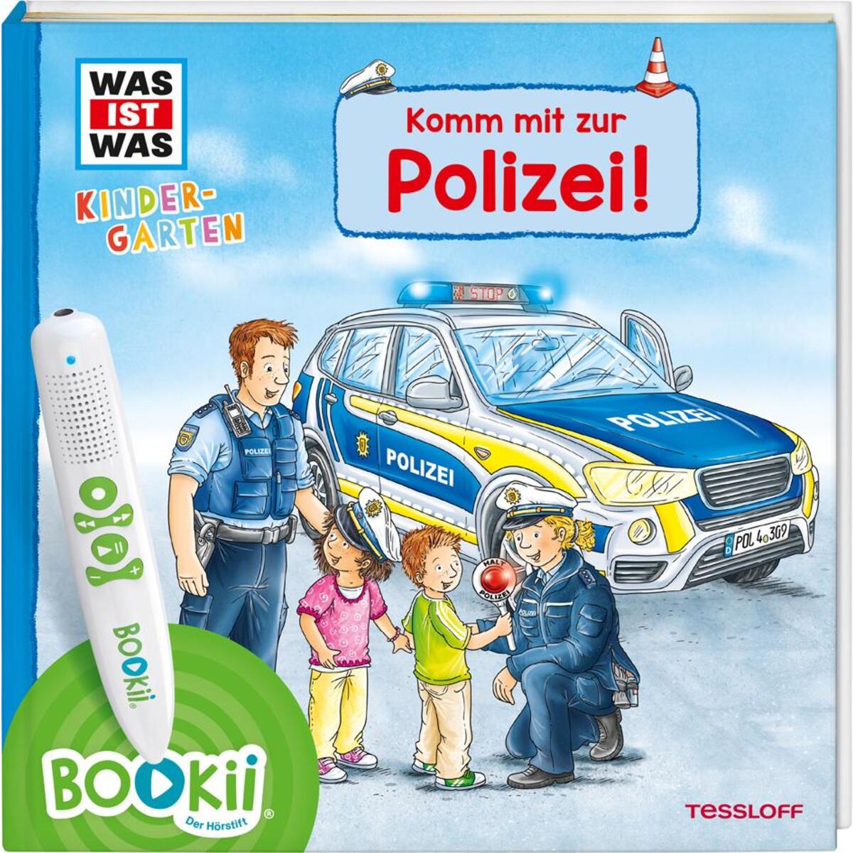 BOOKii® WAS IST WAS Kindergarten Komm mit zur Polizei! von Tessloff Verlag