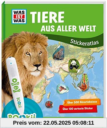 BOOKii® WAS IST WAS Stickeratlas Tiere aus aller Welt (BOOKii / Antippen, Spielen, Lernen)