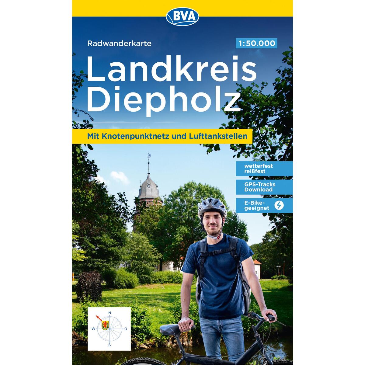 BVA Radwanderkarte Landkreis Diepholz 1:50.000, reiß- und wetterfest, GPS-Tracks... BVA Radwanderkarte Landkreis Diepholz 1:50.000, reiß- und wetterfest, GPS-Tracks... von BVA Bielefelder Verlag